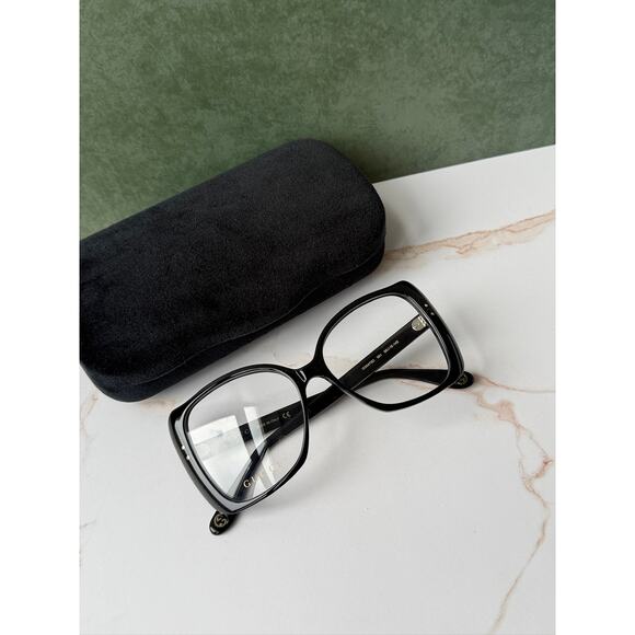 NEW Gucci GG0473O Oversized Eyeglasses Frames in Black